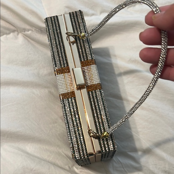 Crystal Embellished Money Clutch - Picture 2 of 7